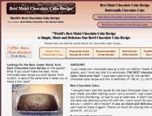 Tablet Screenshot of bestmoistchocolatecakerecipe.com